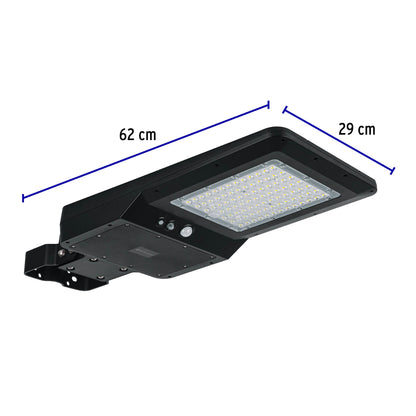 Luminario suburbano solar LED 40 W 6500 K con control remoto | SUB-903L | 46959