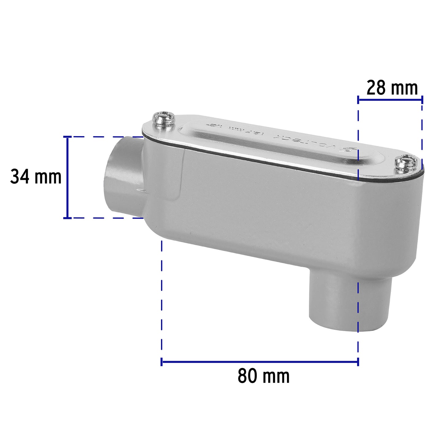 Condulet 1/2' conexión tipo LB, Volteck | COLET-1/2-LB | 46970