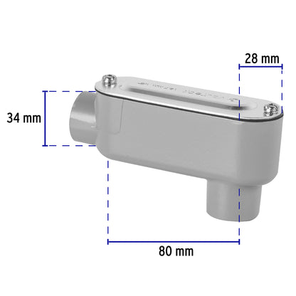 Condulet 1/2' conexión tipo LB, Volteck | COLET-1/2-LB | 46970
