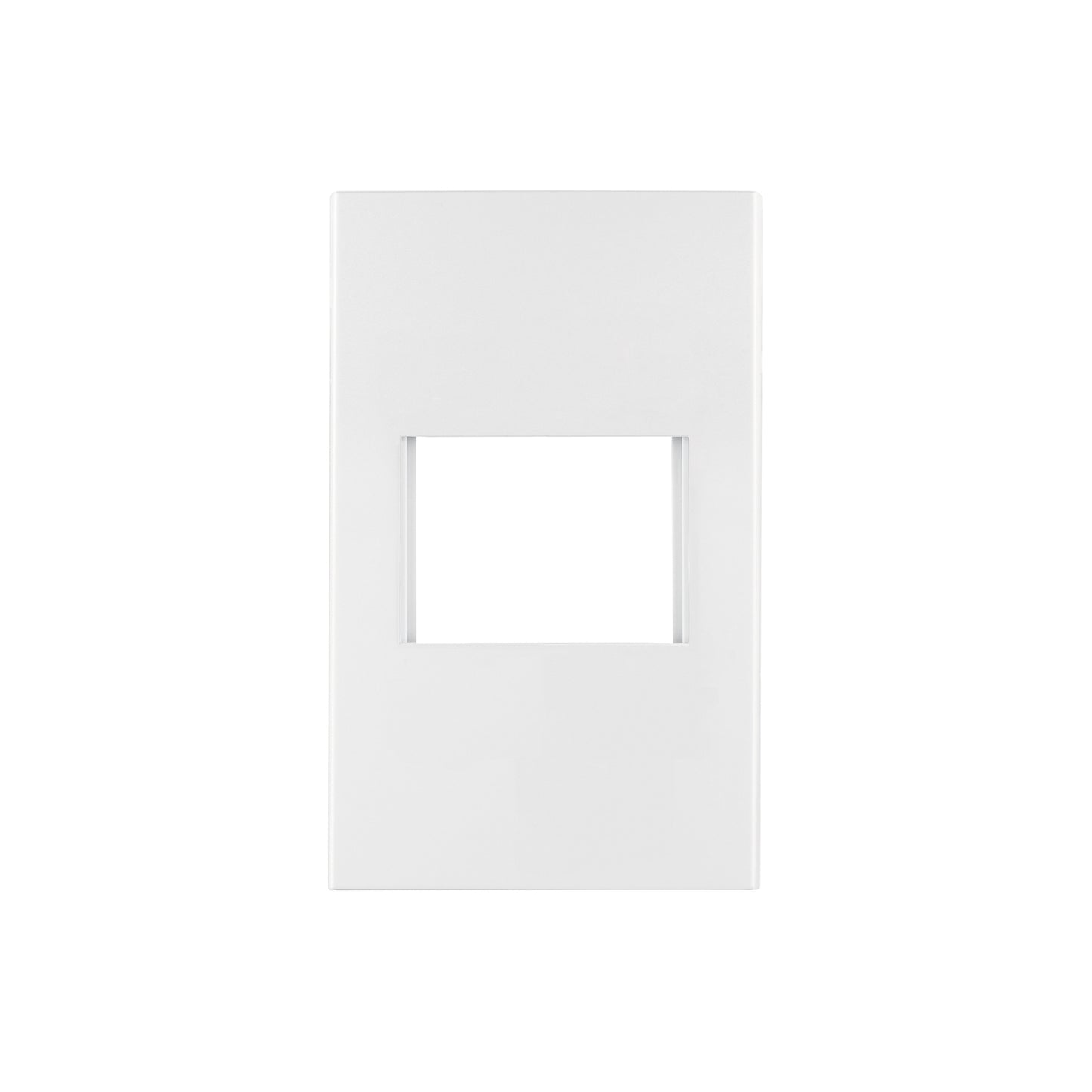Placa 1 ventana, 1.5 módulos, línea Española, color blanco | PPSE15-EB | 47044