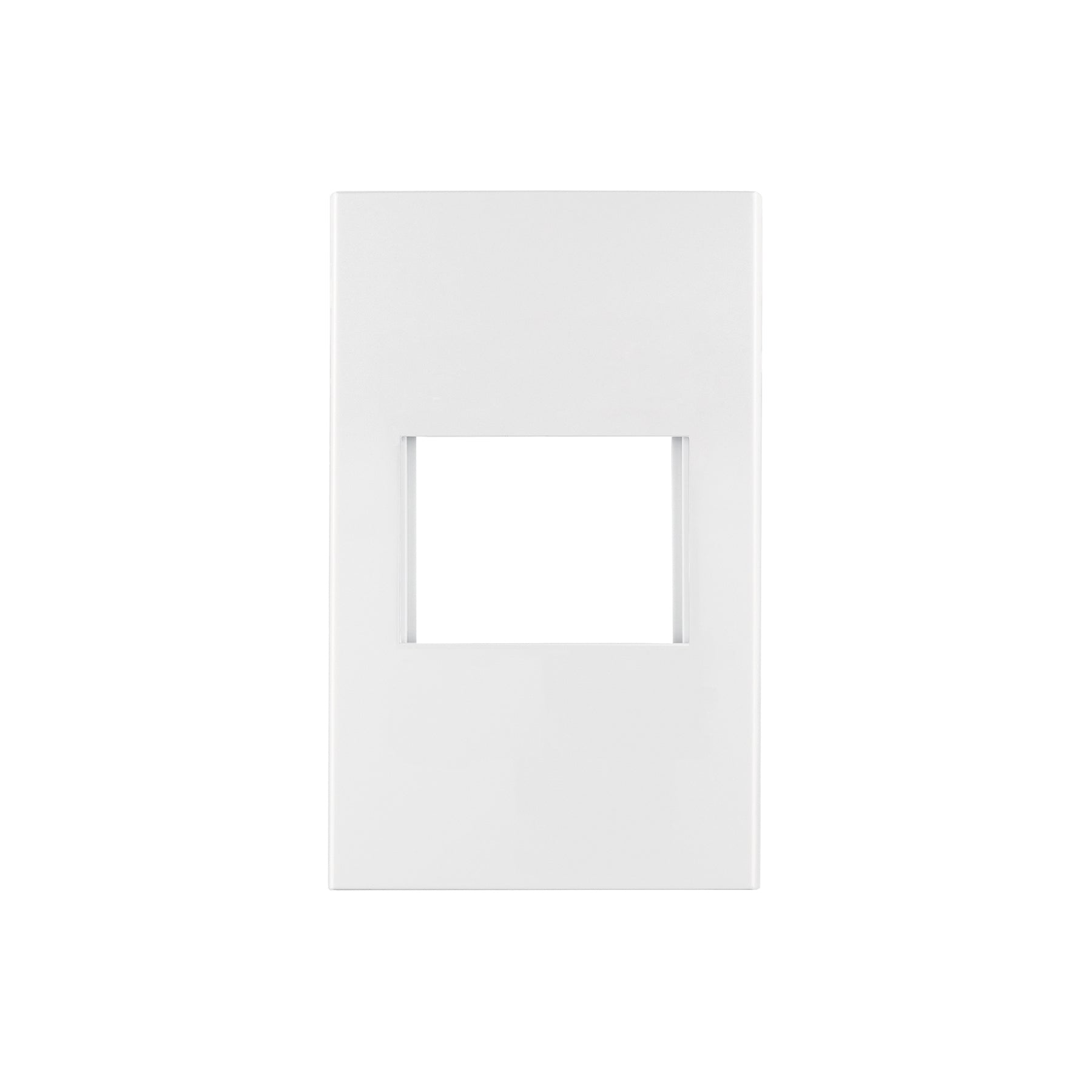 Placa 1 ventana, 1.5 módulos, línea Española, color blanco | PPSE15-EB | 47044