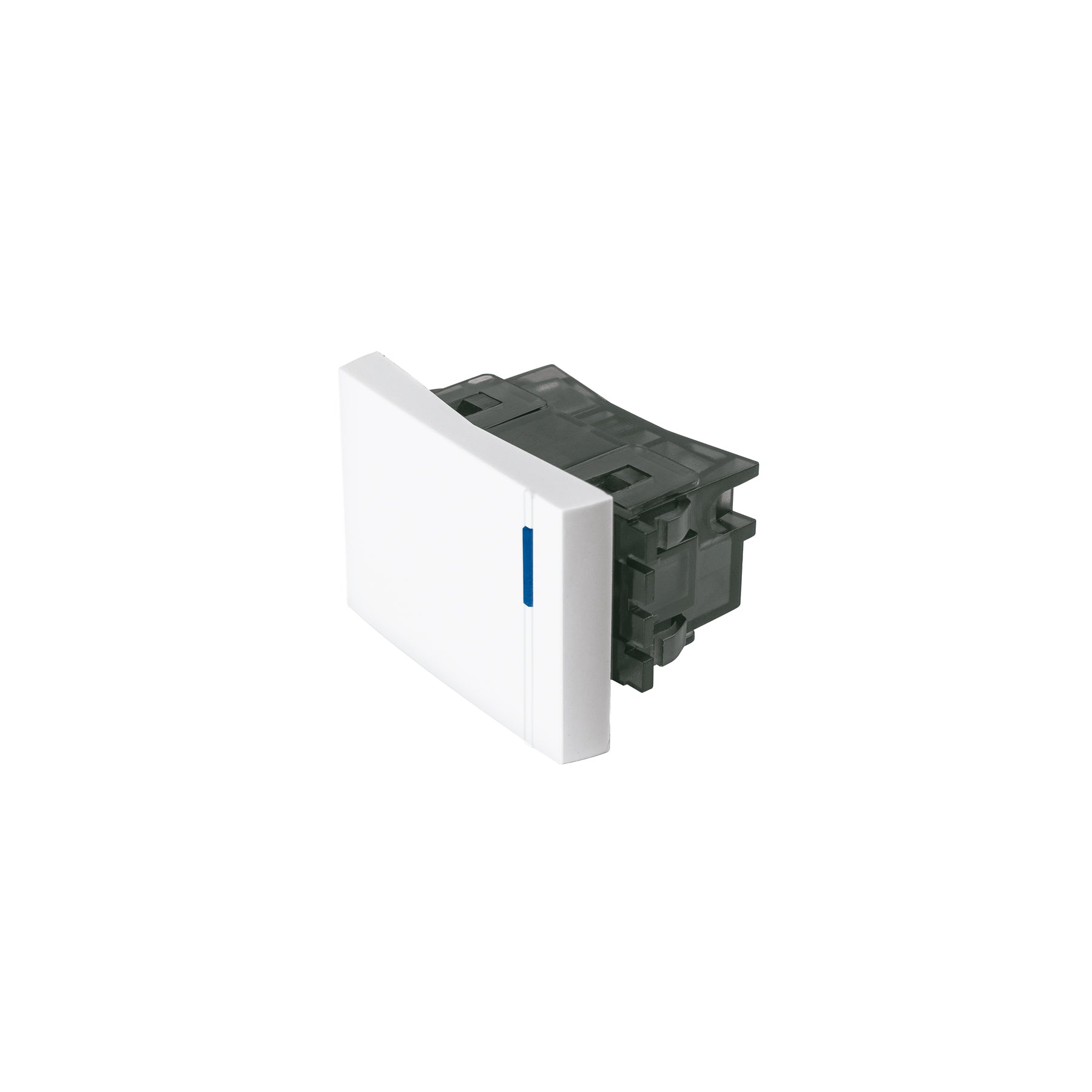 Interruptor sencillo 1.5 módulos,línea Española,color blanco | APSE15-EB | 47046