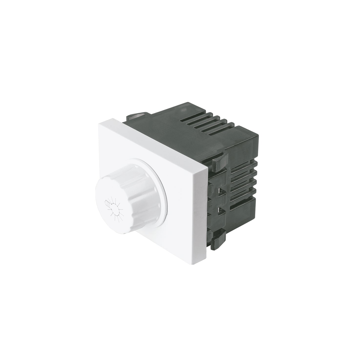 Dimmer giratorio, 1.5 módulos, línea Española, color blanco | DIM15-EB | 47054