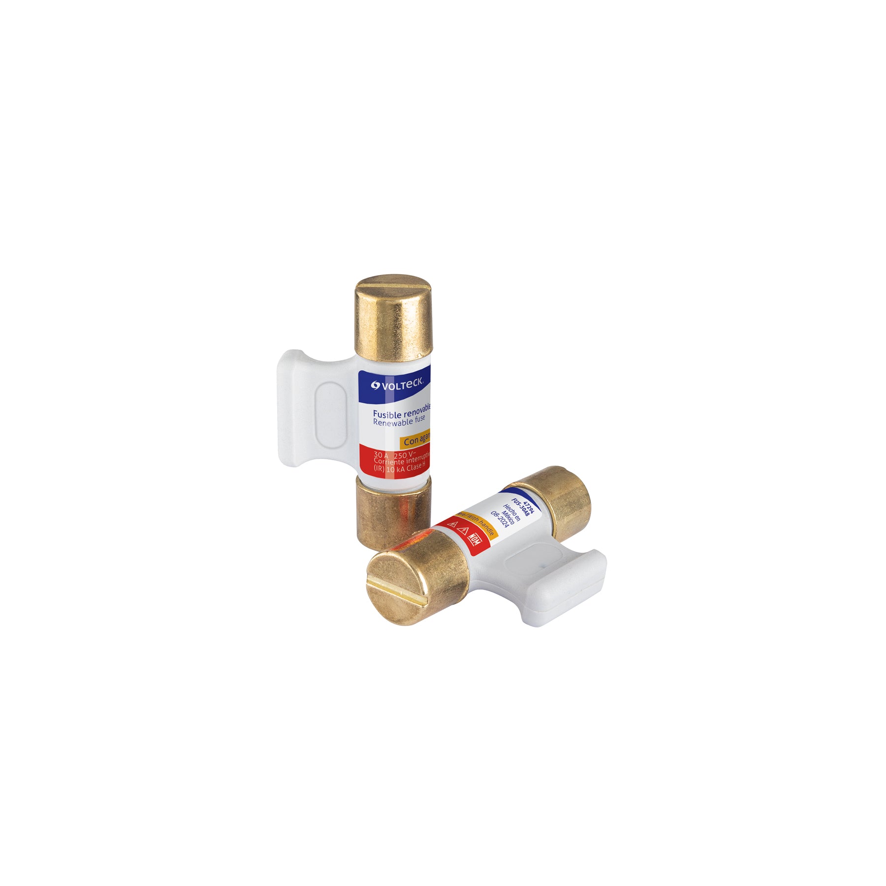 Blíster con 2 fusibles 30 A con agarradera, VOLTECK | FUS-30AB | 47294