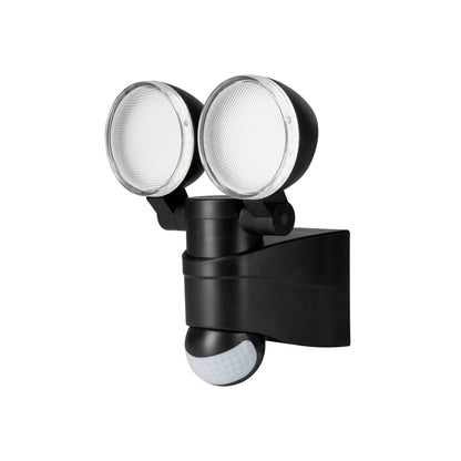 Arbotante LED 12 W negro con sensor de movimiento, Volteck | ARB-902L | 47338