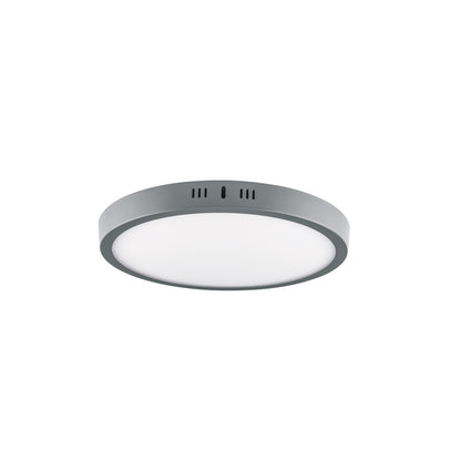 Luminario LED plafón 24W 6500K, redondo, gris, VOLTECK | PLA-217L | 47349