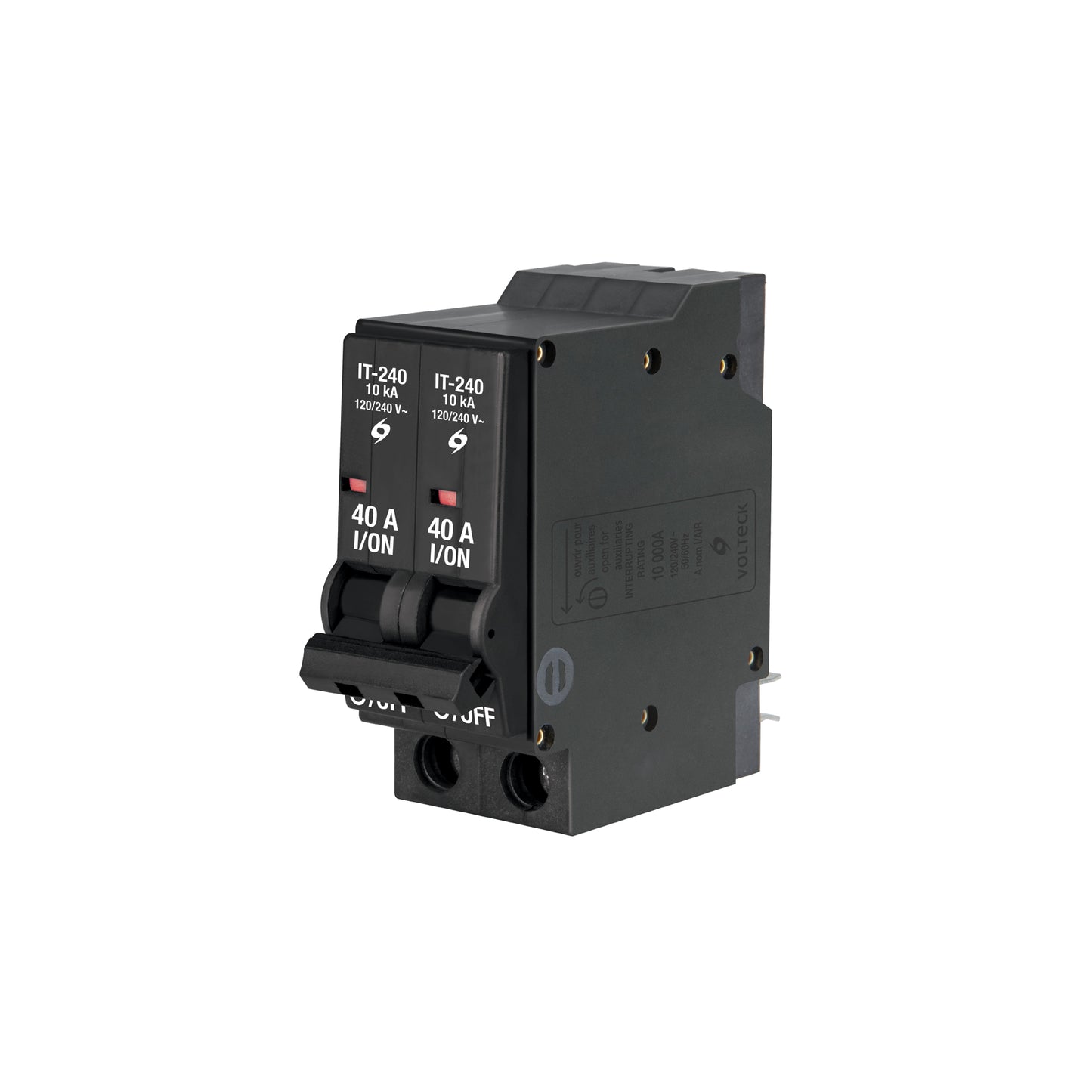 Interruptor de 2 polos 40A, enchufable, VOLTECK | IT-240 | 47511