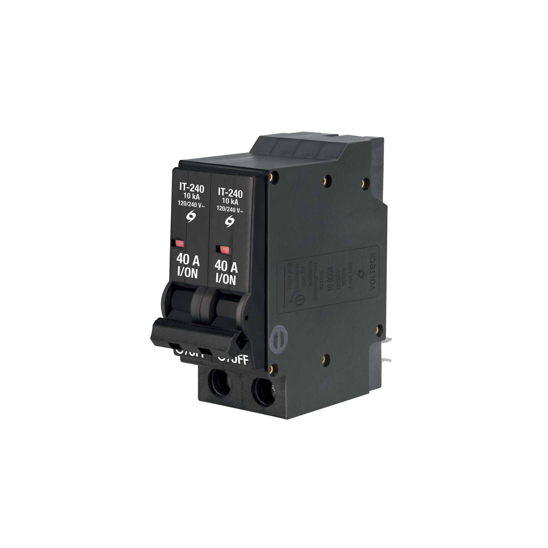 Interruptor de 2 polos 40A, enchufable, VOLTECK | IT-240 | 47511