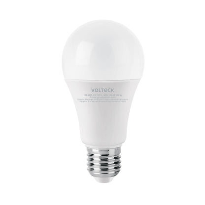 Lámpara LED A19 9 W (equiv. 60 W), luz cálida, caja, Volteck | LED-60CC | 47547