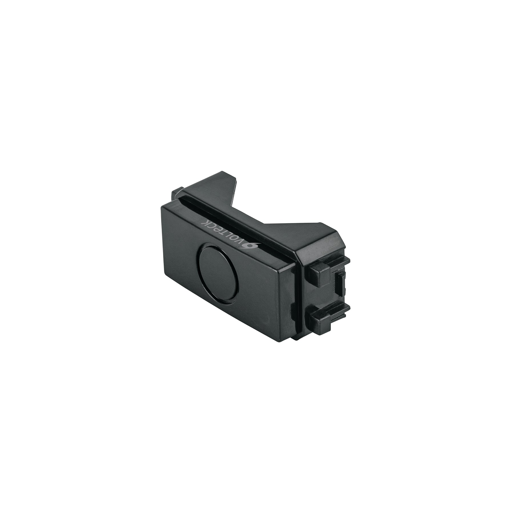 Módulo (tapón) ciego, línea Italiana, color negro, Volteck | TA-IN | 47604
