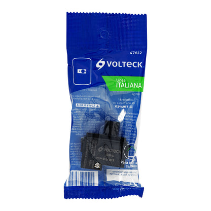 Dimmer giratorio, línea Italiana, color negro, Volteck | DIM-IN | 47612