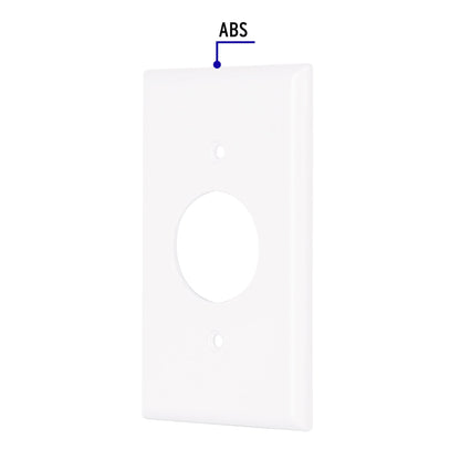 Placa de ABS para contacto redondo, Standard, blanco | PPSE-SB | 47725