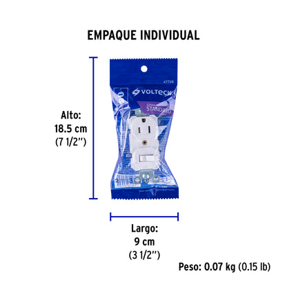 Interruptor de palanca con contacto, Standard, blanco | COAP-SB | 47728
