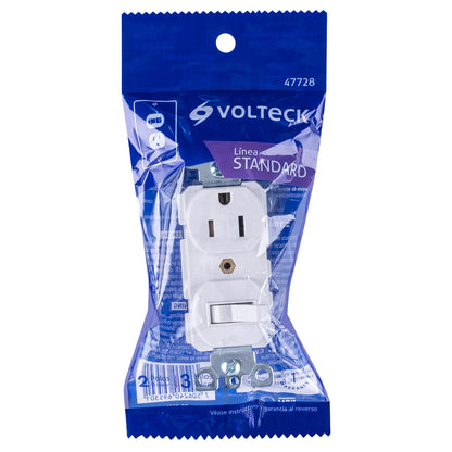 Interruptor de palanca con contacto, Standard, blanco | COAP-SB | 47728