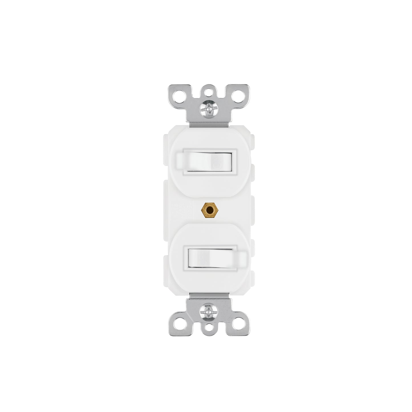 Interruptor dúplex de palanca, Standard, blanco, Volteck | APDO-SB | 47729