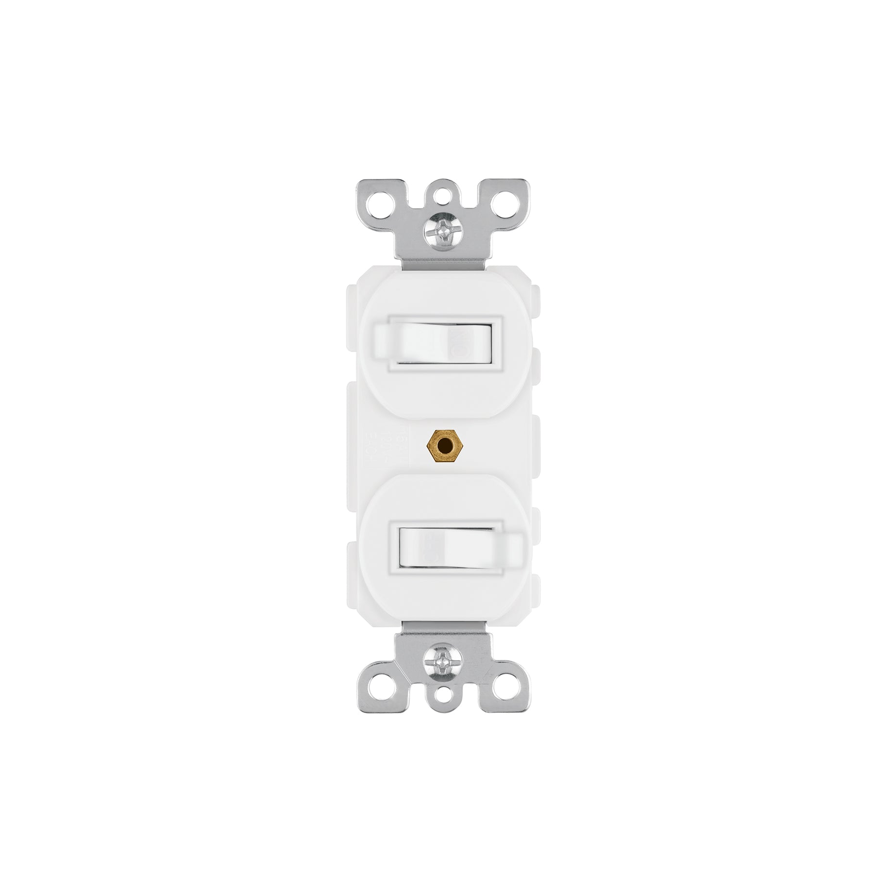 Interruptor dúplex de palanca, Standard, blanco, Volteck | APDO-SB | 47729