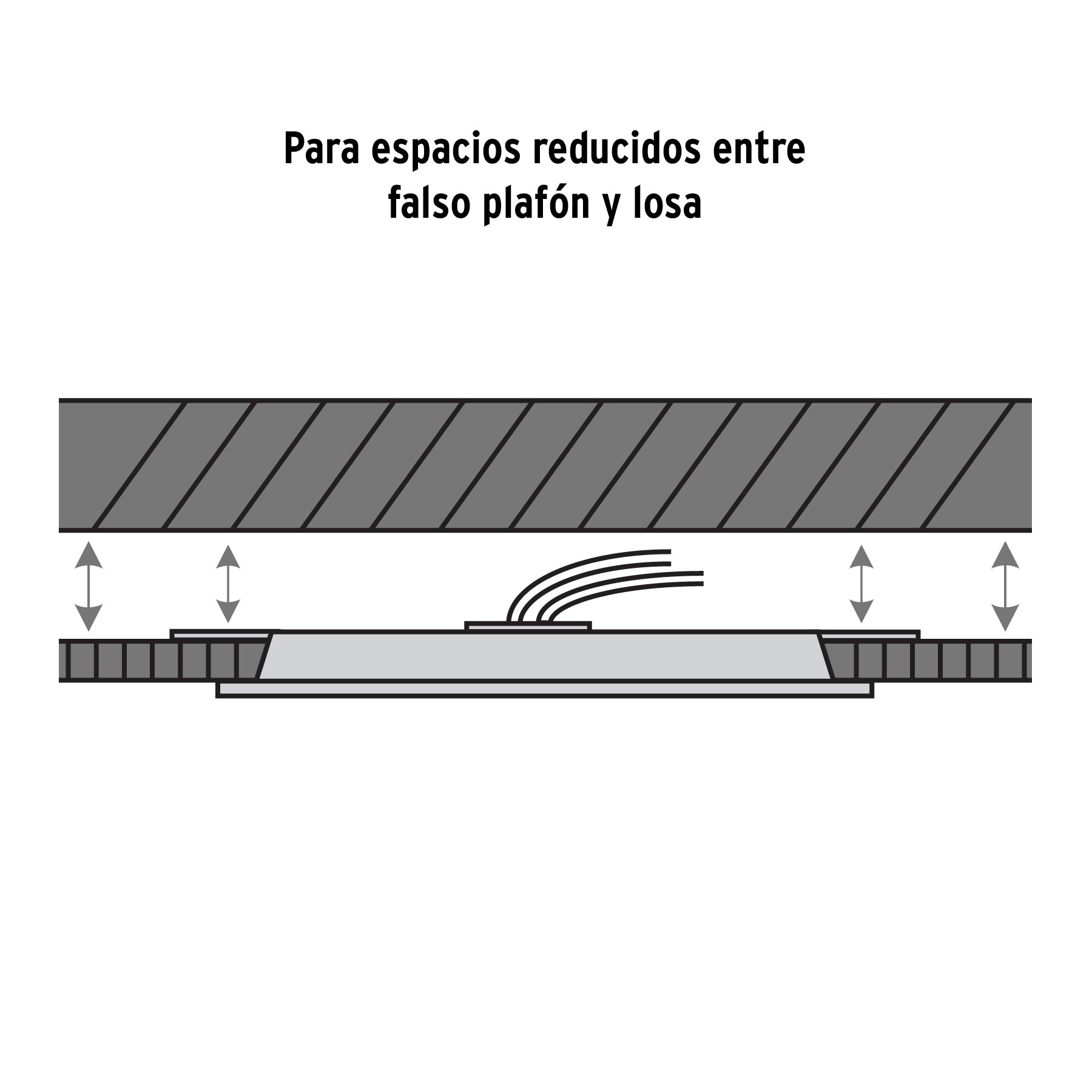 Luminario LED plafón 15W 6500K, ajustable, redondo, VOLTECK | EMP-602L | 47798