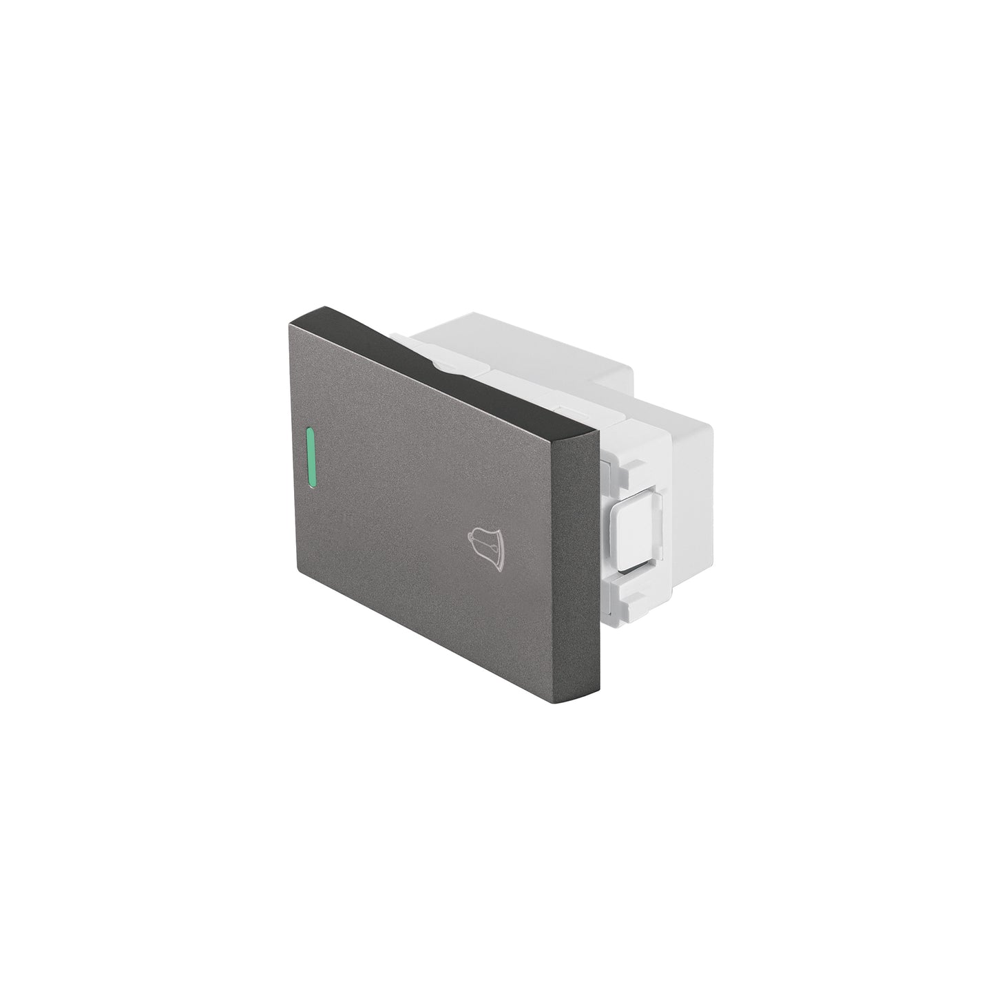 Interruptor timbre acero inox de 1.5 módulos, línea Lisboa | APTI15-LA | 47826