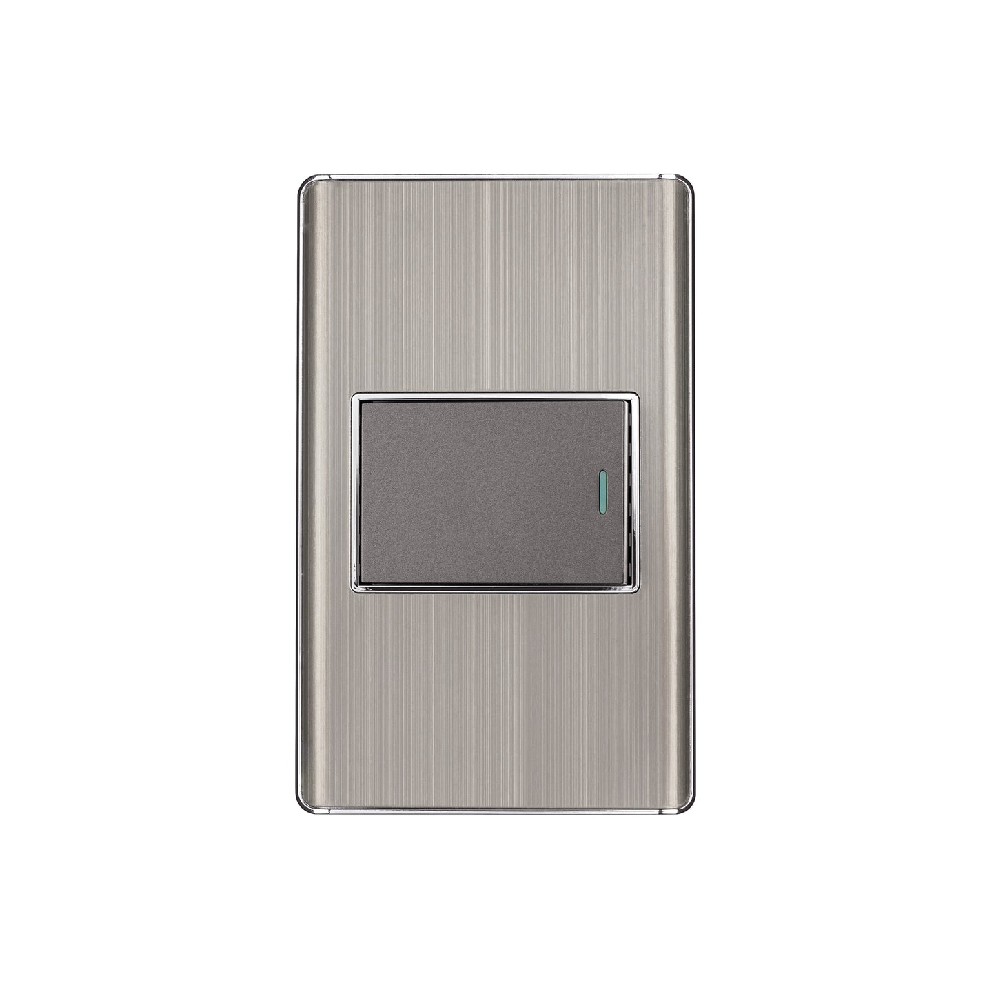 Placa armada acero inox 1 interruptor 1.5 módulos, Lisboa | PA-APSE15-LA | 47838