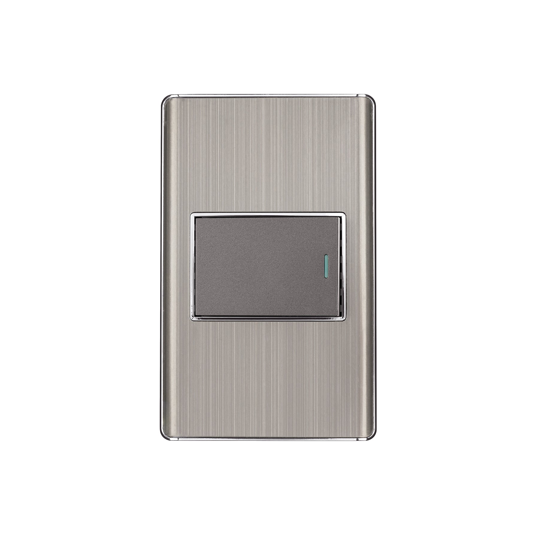 Placa armada acero inox 1 interruptor 1.5 módulos, Lisboa | PA-APSE15-LA | 47838
