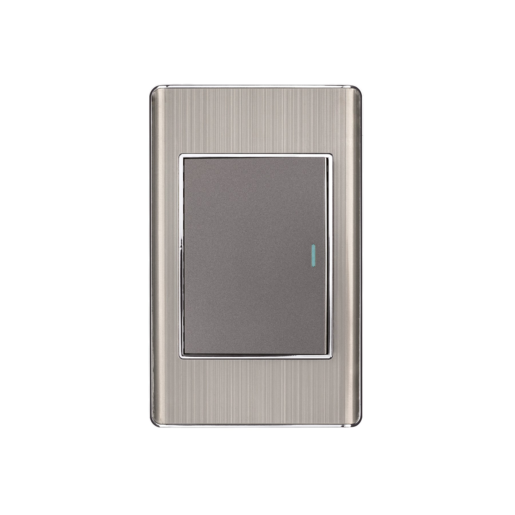 Placa armada acero inox 1 interruptor 3 módulos, Lisboa | PA-APSE3-LA | 47842