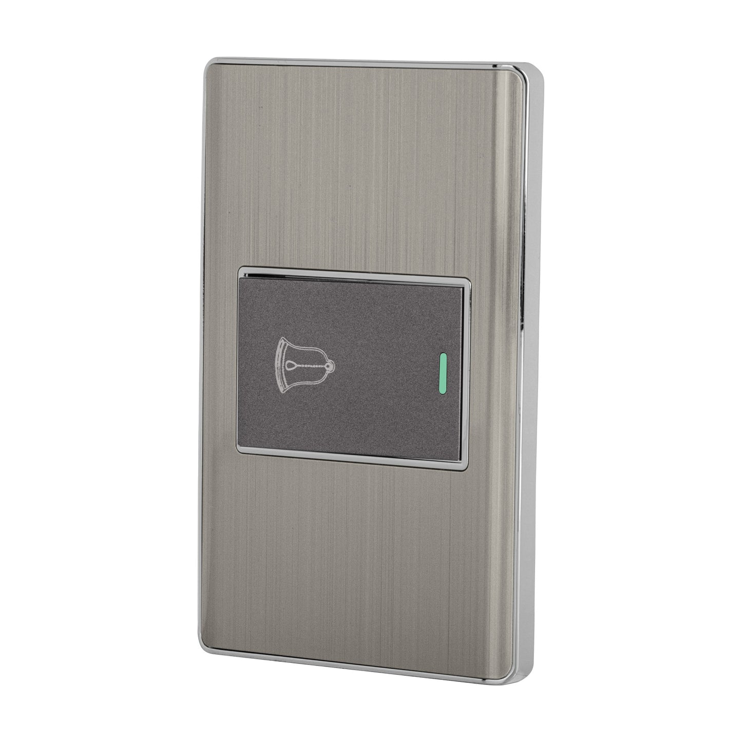 Placa armada acero 1 interruptor de timbre 1.5 mód, Lisboa | PA-TI-LA | 47843
