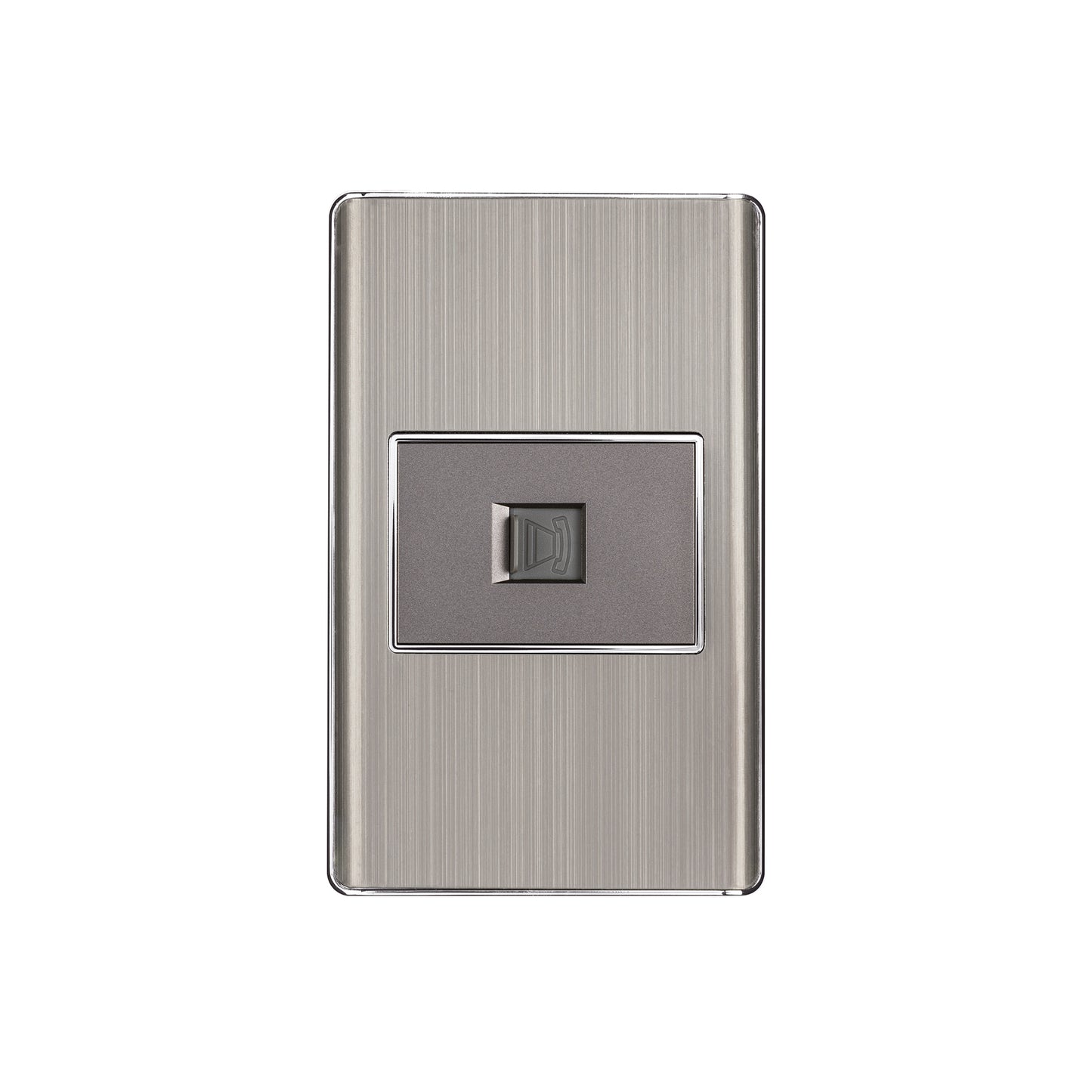 Placa armada acero inox 1 toma para teléfono 1.5 mód, Lisboa | PA-TE-LA | 47844