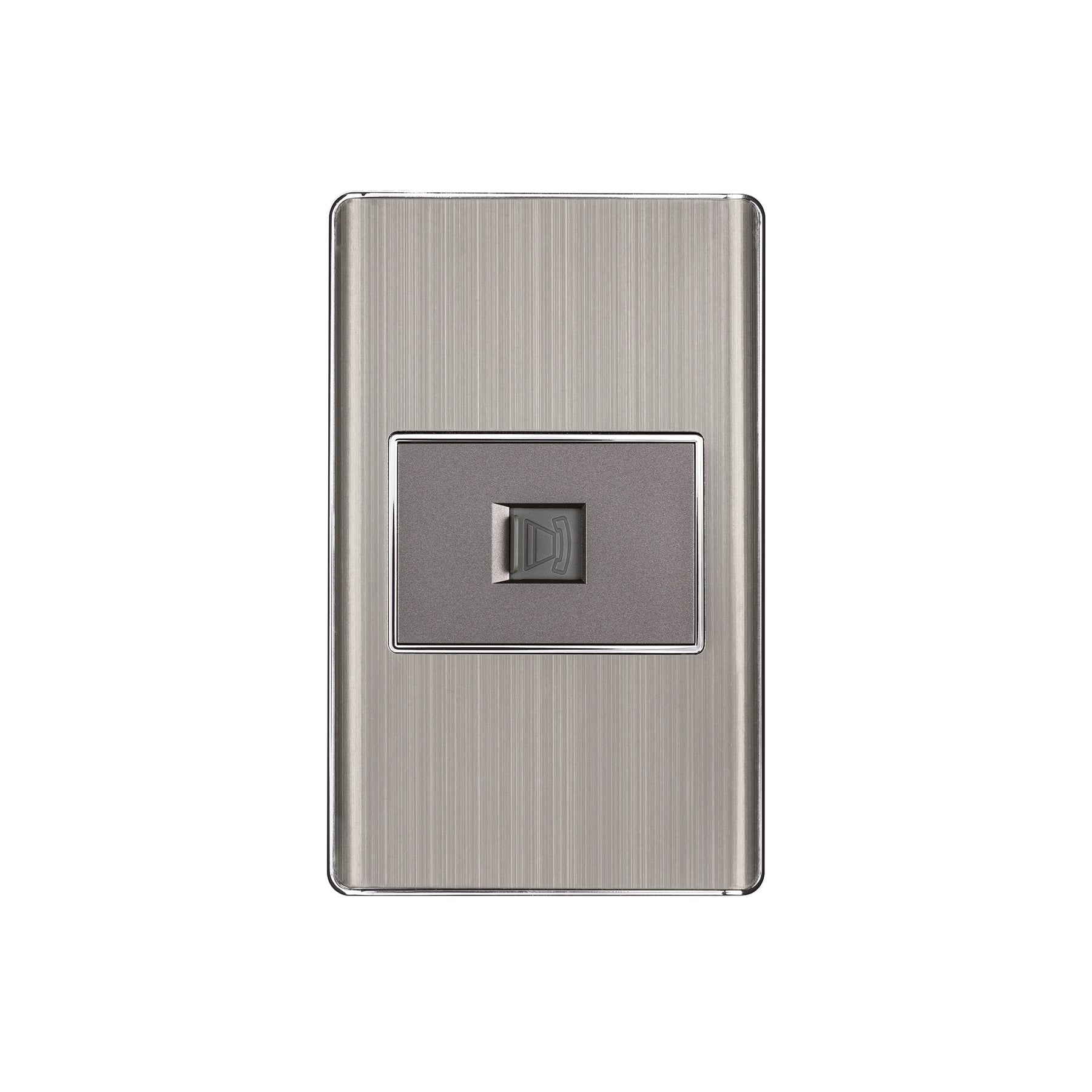 Placa armada acero inox 1 toma para teléfono 1.5 mód, Lisboa | PA-TE-LA | 47844