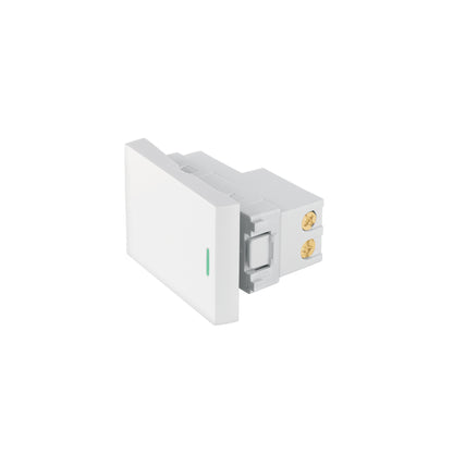 Interruptor de 3 vías blanco de 1.5 módulos, línea Lisboa | APSE15-ELB | 47944