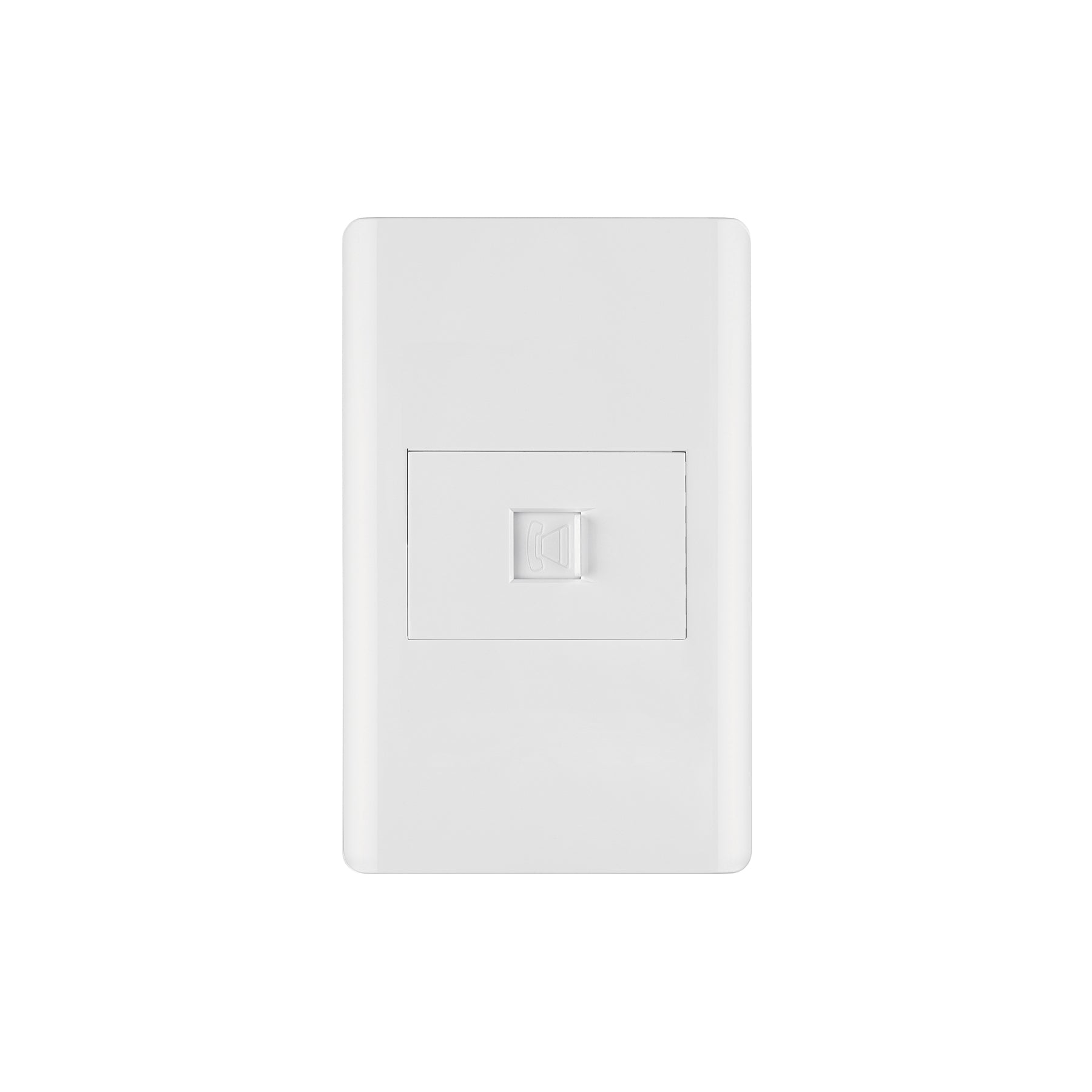 Placa armada blanca 1 toma para teléfono 1.5 mód, Lisboa | PA-TE-LB | 47964