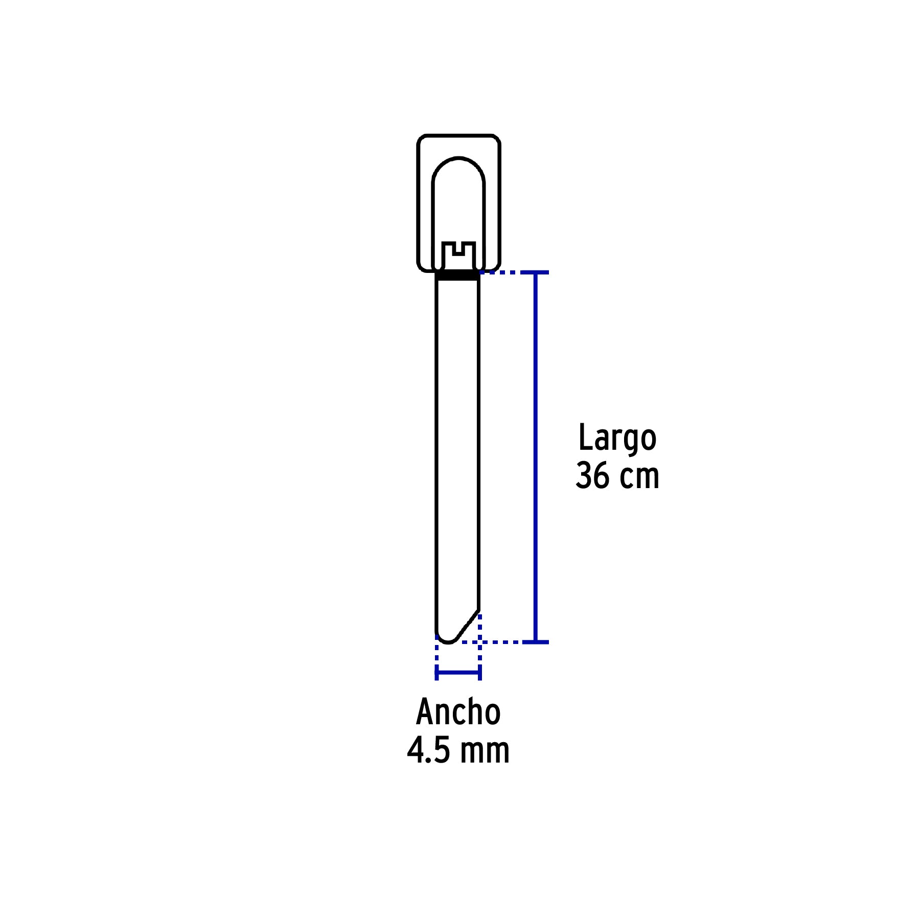 Bolsa con 10 cinchos de 36 cm,acero inoxidable,99 lb,VOLTECK | CINM-20036 | 48041