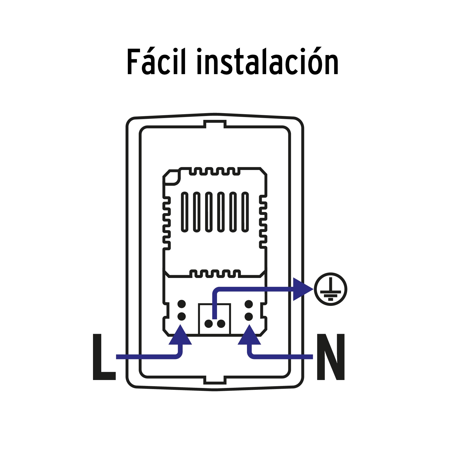 Contacto aterrizado + 2 puertos USB, blanco, línea Italiana | COUSB-IB | 48065