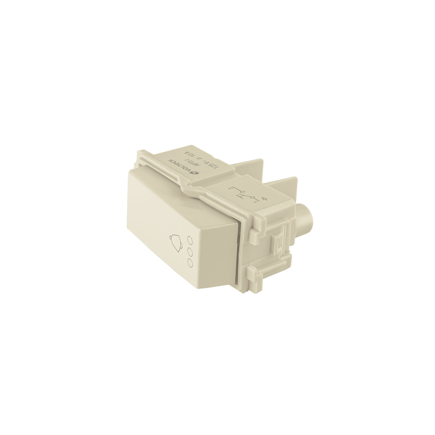 Interruptor para timbre, línea Italiana, color marfil | APTI-I | 48099