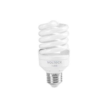 Lámpara espiral mini T2 20 W luz de día en blíster, Volteck | F-20EM | 48206