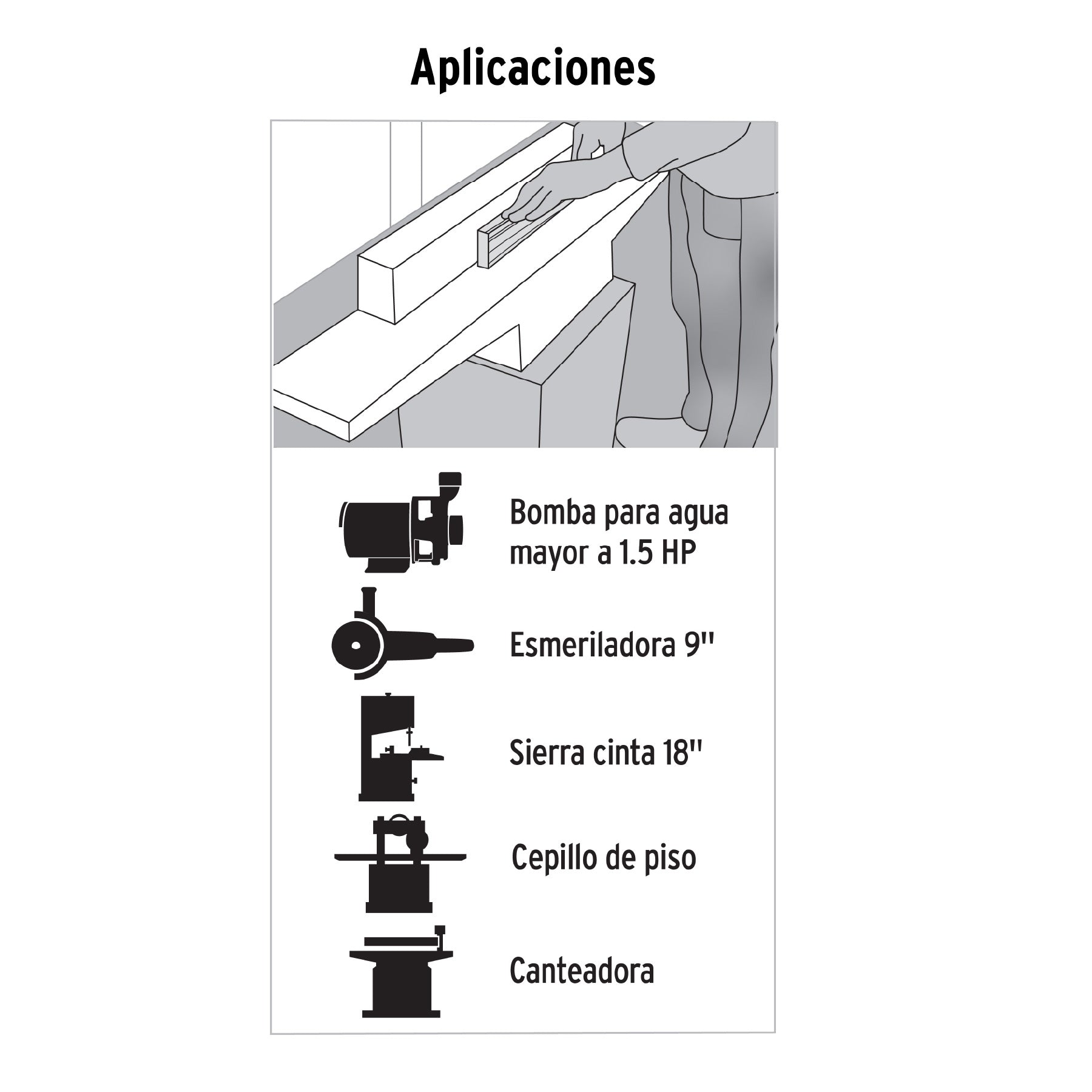 Extensión de uso súper rudo aterrizada 8 m. calibre 12 | ERA-8X12 | 48299