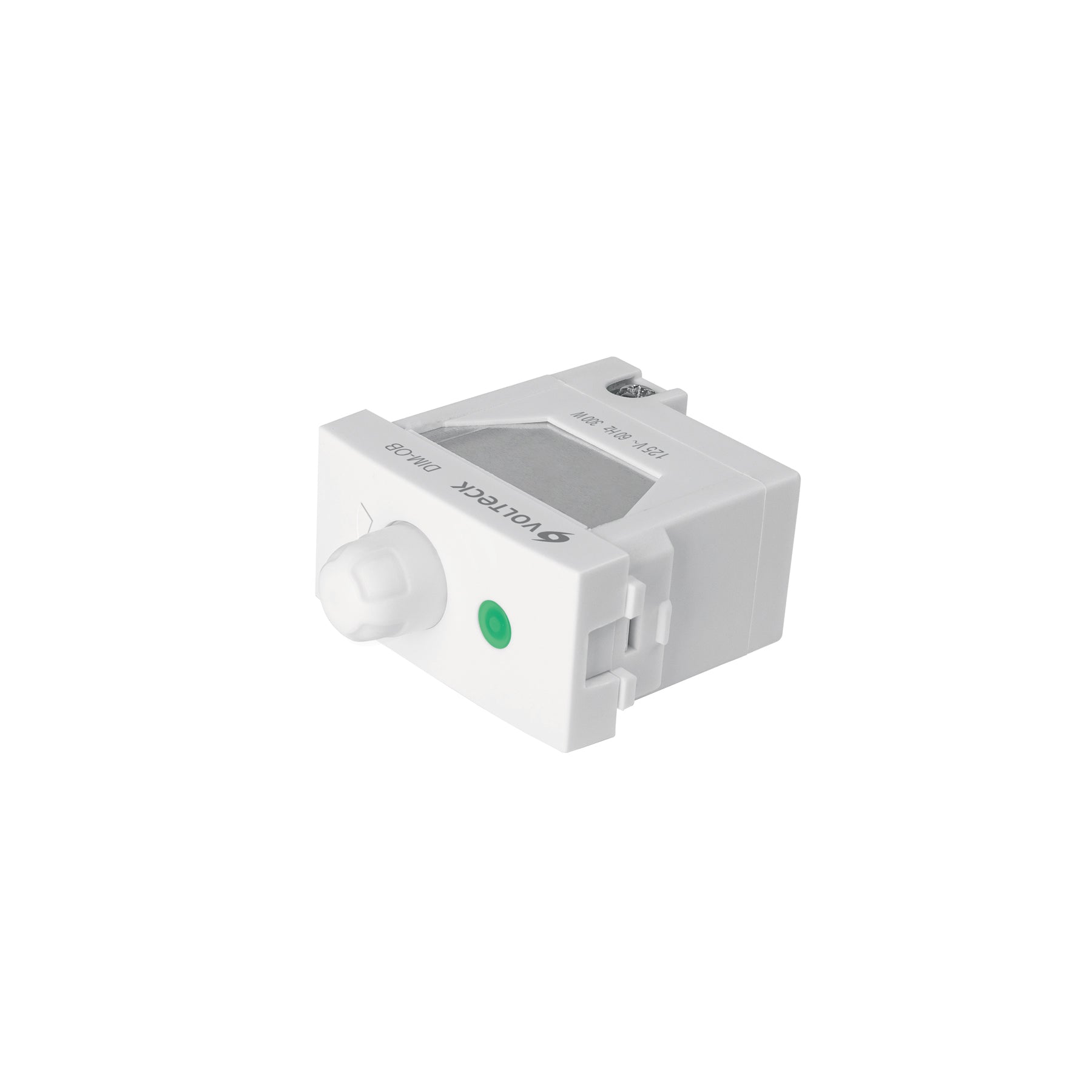 Dimmer giratorio, línea Oslo, color blanco, Volteck | DIM-OB | 48330