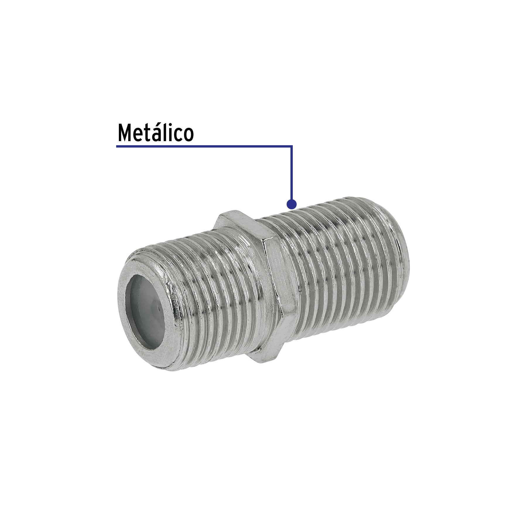Bolsa con 4 conectores coaxiales RG 6 para conector macho | COCO-6B | 48484