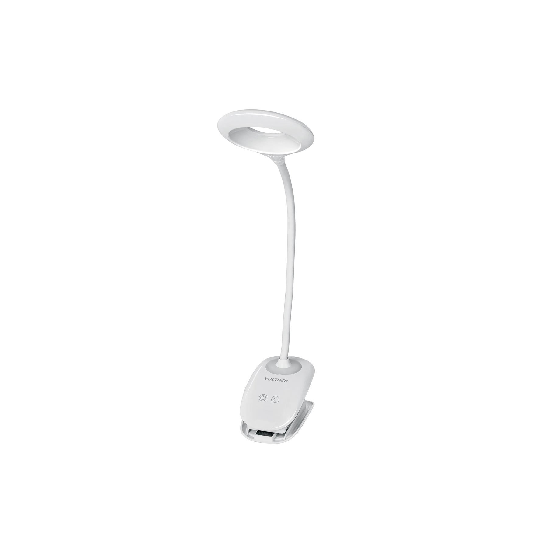 Lámpara escritorio LED 4 W recargable c/clip, 3 intensidades | LES-40L | 49201