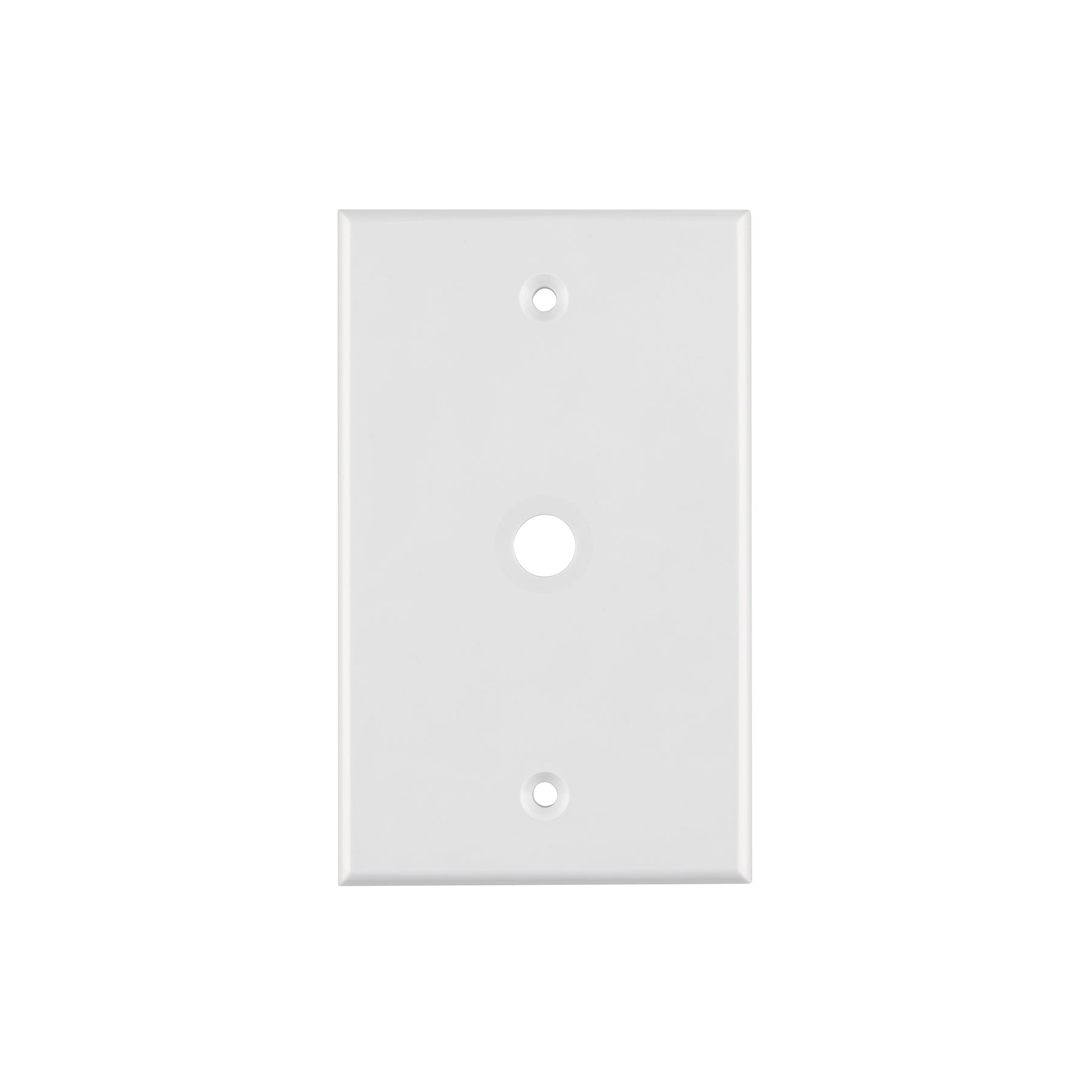 Placa de ABS pasacable, Standard, blanco, Volteck | PPAN-SB | 49711