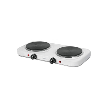 Parrilla eléctrica 2 quemadores de disco, blanca, VOLTECK | PAEL-2CD | 49990