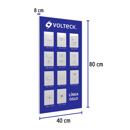 Exhibidor de línea Oslo, Volteck | EX-LO-VK | 51588