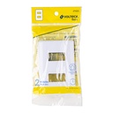 PPDO-B | Placa 2 módulos de ABS, blanca, Volteck Basic