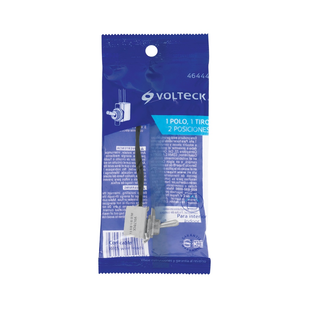 APAL-2C | Interruptor de palanca con cable, Volteck