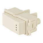 APSEP-I | Interruptor sencillo con luz piloto, línea Italiana, marfil
