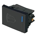 APTI15-EN | Interruptor para timbre, 1.5 módulos, línea Española, negro