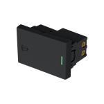 APTI15-LN | Interruptor para timbre negro de 1.5 módulos, línea Lisboa