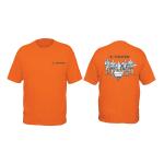 CAM-NAR-42 | Playera naranja estampada 100% algodón, talla 42, Truper
