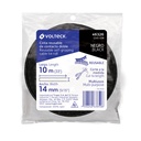 CIVE-10N | Rollo de 10 m de cinta reusable de contacto doble, Volteck