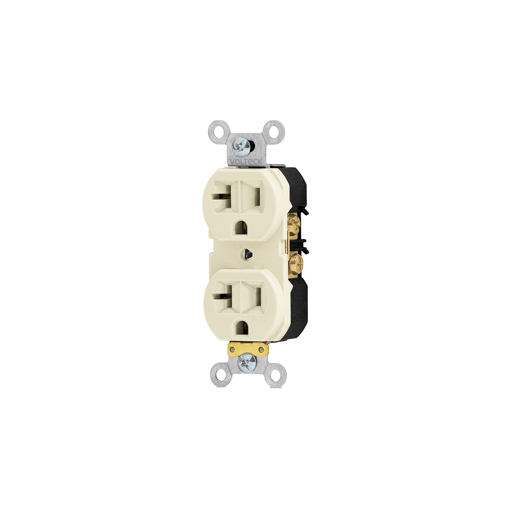 CODO-MS | Contacto dúplex, 2 polos 3 hilos, 20 A, Standard, marfil