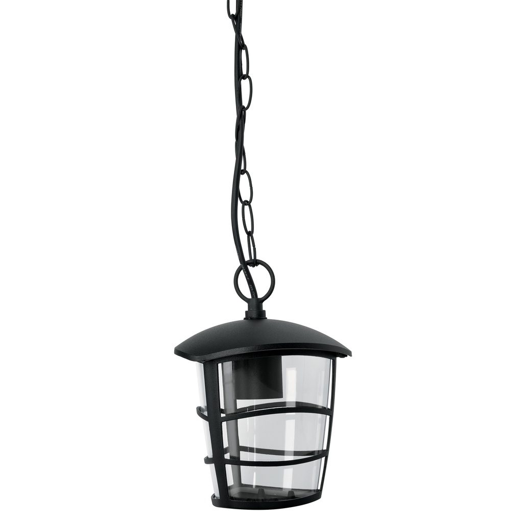 COL-103S | Arbotante moderno colgante negro, lámpara no incluida